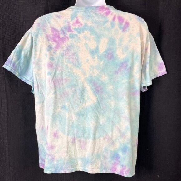 The Doors Jim Morrison Tie Dye Mens T-Shirt size XL + Hits Movie CDs + Button - Picture 7 of 14